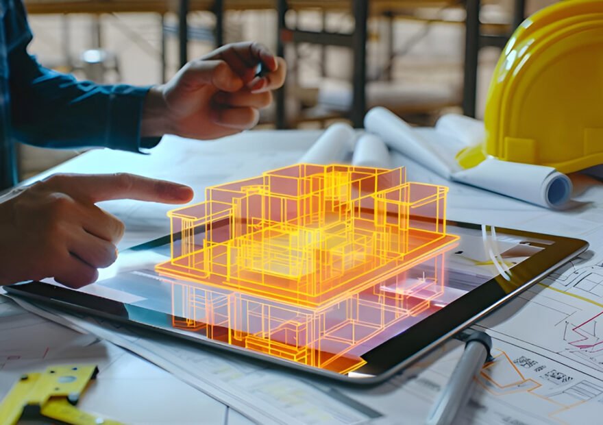 3D BIM model for construction planning