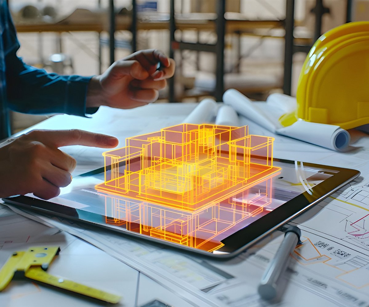 3D BIM model for construction planning